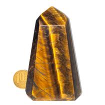 Ponta Olho de Tigre Pedra Natural 8,4cm 205g Tipo A