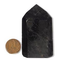 Ponta Ônix Preto Pedra Natural 100 a 150g Média 60mm Tipo B Ponta Ônix Preto Pedra Natural 100 a 150g Média 60mm Tipo B