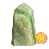 Ponta Onix Verde Pedra Natural 60 a 70mm 55 a 120g Tipo B