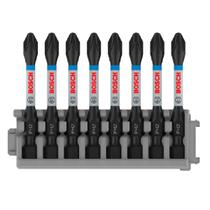 Ponta para parafusar Bit Impact Control Ph2 50mm Com 8 Peças Bosch 2608522330