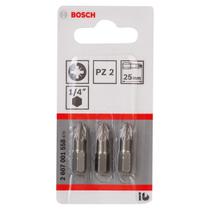 Ponta Para Parafusar Bosch Extra Hard Pz2 25mm Pozidriv 3U