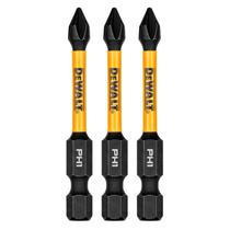 Ponta Phillips 1 Flextorq 2 1/4" 3 Peças DWAF2PH1IR3 DeWalt