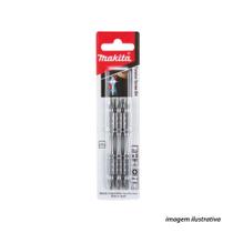 Ponta Phillips Magnética Bits Torção PH2 1/4"x65mm 3 Peças B-20703 Makita