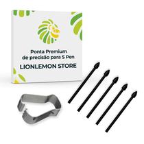 Ponta Premium de Substituição para S Pen Samsung Galaxy S21, S22, S23, S24 Ultra, Note 10, Note 20 com extrator (Preta)