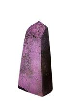 Ponta Purpurita Sextavado Pedra Natural Lapidado 6cm a 7cm