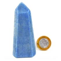 Ponta Quartzo Azul 8 a 9 cm 120 g Pedra Natural Tipo B