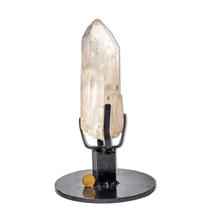 Ponta Quartzo Cristal Catedral Bruto Natural 20cm 956g Base Ponta Quartzo Cristal Catedral Bruto Natural 20cm 956g Base