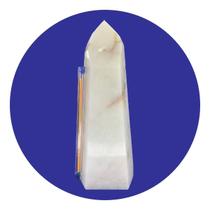 Ponta Quartzo Leitoso Pedra Natural Tam G 19cm 920g Classe C Ponta Quartzo Leitoso Pedra Natural Tam G 19cm 920g Classe C