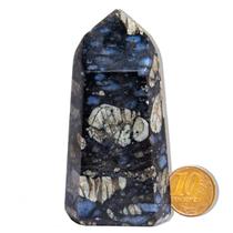 Ponta Riolita Azul Pedra Natural 80 a 90mm 75 a 140g Tipo B Ponta Riolita Azul Pedra Natural 80 a 90mm 75 a 140g Tipo B