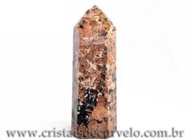 Ponta Turmalina Preta no Feldspato Grande 39cm Cod 112380 Ponta Turmalina Preta no Feldspato Grande 39cm Cod 112380