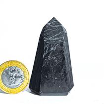 Ponta Turmalina Preta Pedra Natural 45 a 65mm 138626 - CristaisdeCurvelo
