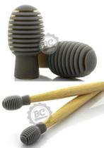 Pontas de Borracha para Estudo Spanking DrumStick Head Pack com 1 par que simula Pad de Estudo (500)