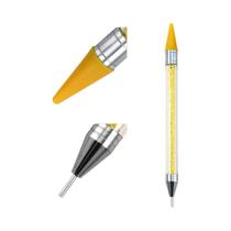 Pontas De Cera Para Decoração De Unhas Brancas E Rosas 1/5/10 Peças, Strass, Charms, Caneta Para