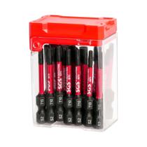 Pontas De Chave De Fenda S2 De Alta Dureza 15 Peças 50mm T10 T15 T30 Magnéticas Fortes Resistentes a