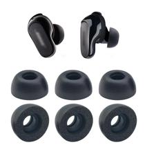 Pontas de espuma grandes Klowcok para Bose QC Ultra/Earbuds II