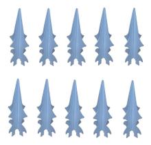 Pontas de lanca para portao 11 cm entrelacadas com 10 pecas Pontas de lanca para portao 11 cm entrelacadas com 10 pecas