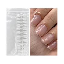 Pontas De Unha Coffin Extra Curtas XXS 120pcs Matte Soft Gel Cobertura Total Para Unhas Pequenas E