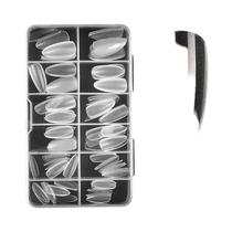 Pontas De Unhas Postiças Transparentes Para Bailarina, 120 Peças, Cobertura Total, Decorações Para