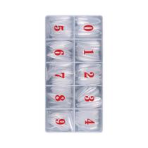 Pontas De Unhas Transparentes Em Estilete 500pcs Tamanhos Mistos Unhas Falsas De Acrílico Para DIY