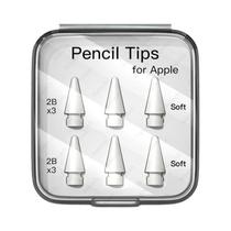Pontas Duplas para Apple Pencil (1ª e 2ª Geração) - 2B e HB - Alta Durabilidade