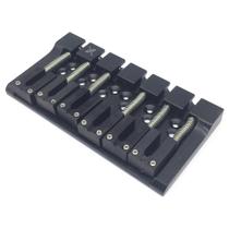 Ponte baixo 6 cordas preta Hardtail 17mm NOVA