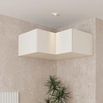 Ponte Canto Reto Modular 95cm 2 Portas Jade CabeCasa MadeiraOriginals Branco/Fosco Ponte Canto Reto Modular 95cm 2 Portas Jade CabeCasa MadeiraOriginals Branco/Fosco
