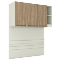 Ponte Casal Modulado 3 Portas 185x145 cm Seletto Areia Jequitiba Henn