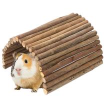 Ponte de madeira para hamster Tfwadmx extra grande para pequenos animais Ponte de madeira para hamster Tfwadmx extra grande para pequenos animais