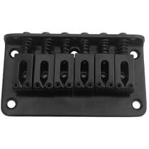 Ponte Fixa Hardtail Para Guitarra Stratocaster 6 Cordas Preta