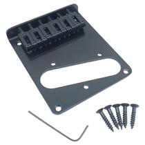 Ponte guitarra telecaster com 6 saddles Preta MXP Ponte guitarra telecaster com 6 saddles Preta MXP
