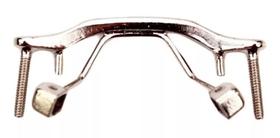 Ponte Metal Armação 10 Peças Silhouette Óculos Prateado