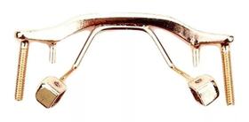Ponte Metal Silhouette 3 Peças MD210 - Dourado - Conserto Armação De Óculos