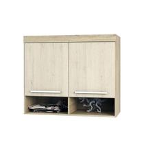 Ponte Modulada Aérea Solteiro 2 Portas 97cm Avelã C/ ártico Ponte Modulada Aérea Solteiro 2 Portas 97cm Avelã C/ ártico