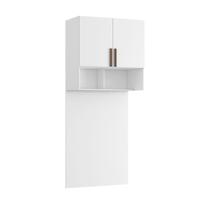 Ponte Modulada Cabeceira Aérea Solteiro 2 Portas 100cm 100% MDF Trend Altezza