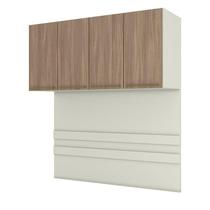 Ponte Modular Casal 4 Portas Seletto Areia/Jequitibá