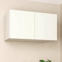 Ponte Modular Solteiro 100% MDF 2 Portas Orion CabeCasa MadeiraOriginals Bege/Aveia