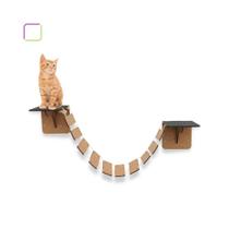 Ponte Para Gato Prateleira Playground Em MDF Ponte Para Gato Prateleira Playground Em MDF