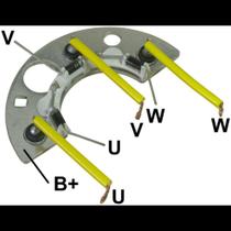 Ponte retificadora 55Ah 12V Vw 12140 H 1987 a 1991 Gauss