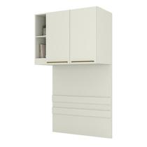 Ponte Solteiro Modulado Seletto 2 Portas Areia - Móveis Henn Ponte Solteiro Modulado Seletto 2 Portas Areia - Móveis Henn