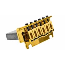 Ponte Tremolo Big Block Dourada 2 Pivôs Para Guitarra Stratocaster