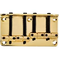 Ponte Vintage Para Contra Baixo 4 Cordas Precision Jazz Bass Dourada