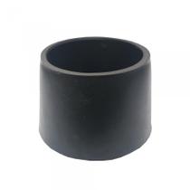 Ponteira 3/4 Redonda Externa PVC Preta