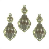 Ponteira 55x21mm Verde Transparente 5un Pingente Lustre