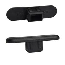 Ponteira Acabamento Interna Oblonga 13x50cm Preta 30un