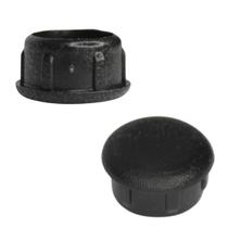 Ponteira Acabamento Interna Redonda 3/4" Preta Milheiro