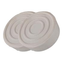 Ponteira Borracha Encosto Escada Piscina 2un Branco/Preto