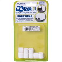 Ponteira Cadeira Engedom ''Pe'' Externa Branca 1/2'' 8 Pecas Redondo 3175