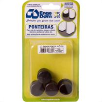 Ponteira Cadeira Engedom ''Pe'' Interno Preta (E)1'' 4 Pecas Redondo 3342 Ponteira Cadeira Engedom ''Pe'' Interno Preta (E)1'' 4 Pecas Redondo 3342