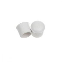 Ponteira Cadeira Forsan Borracha Branca 3/8'' 20Pecas 0050B