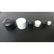 Ponteira Cadeira Forsan Borracha Preta 7/8'' 4Pecas 0054Cp
